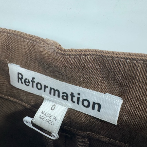 Reformation Mason Pants Size 0 B2326 - Picture 4 of 7